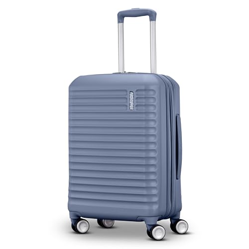 American Tourister Stratum 3.0 Carry-On Spinner, Airline Approved, Durable Hardside Luggage, Expands 1.5", RightHeight™ Adjustable Handle, Elemental Blue