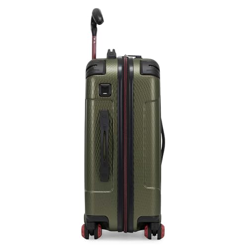 Traveler's Choice Maxporter II Polycarbonate Hardside Trunk with Spinner Wheels, Green, 22-Inch Carry-on Luggage