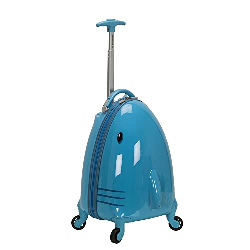 Rockland Jr. Kids' My First Hardside Spinner Luggage, Carry-On, Shark