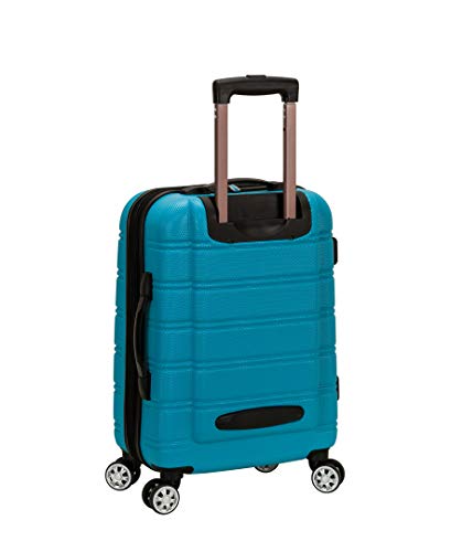 Rockland Melbourne Hardside Expandable Spinner Wheel Luggage, Carry-On 20", Turquoise