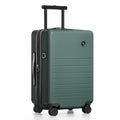 Traveler's Choice Markham Hardside Expandable Luggage with Double Spinner Wheels, Carry-On 21-Inch Suitcase, TSA Lock, 21-Inch, Green