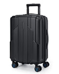 BAGSMART Carry On Luggage 22x14x9 Airline Approved, 1OO% PC Hardside Expandable Luggage with TSA Lock, 20 Inch Travel Suitcase with Spinner Wheels, Black