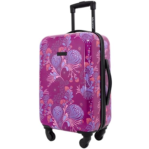 Bella Caronia 3 Piece or 20" Carry-On Voguish Luggage Set, Style Flora, 20" Carry-On