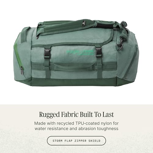 Eagle Creek Cargo Hauler Duffel Bag - Carry-On Duffel Bag for Travel - Easy Access Compartments - Lockable Zipper Opening - Water Resistant - Duck Green - 40L
