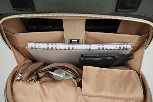 Kenneth Cole REACTION Chelsea Chevron Quilted Luggage, Olive, Underseater, 17-Inch Carry On