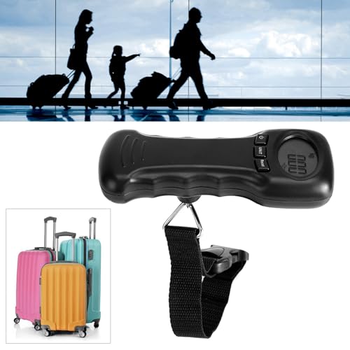 Cunyuer Luggage Scale, 50kg/110lb Suitcase Scale with LCD Digital Display for Travel, Packages