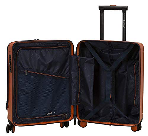 Rockland Tokyo Hardside 19" Laptop Polycarbonate Carry-on Spinner Luggage, Orange