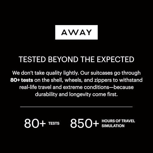 Away Carry-On Luggage - 22-Inch Lightweight Hardside Suitcase with 360° Spinner Wheels, Interior Compression System, TSA-Approved Lock - Navy Blue