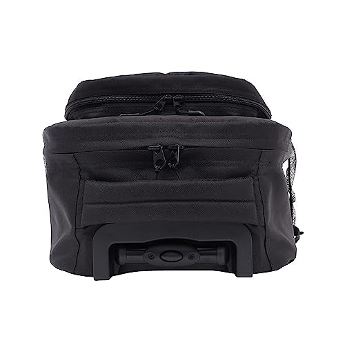Travelers Club 18" Rolling Backpack with Shoulder Straps, Black