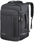 Gieury Carry On Backpack, 50L Travel Backpack, Luggage Backpack TSA Flight Approved Laptop Backpack for Men & Women, Large Expandable 40L Daypack Lightweight Business Weekender Bag, Black