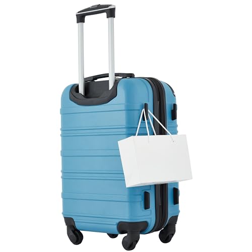 Travelers Club Phoenix Luggage, Blue Moon, 22-Inch Carry-On