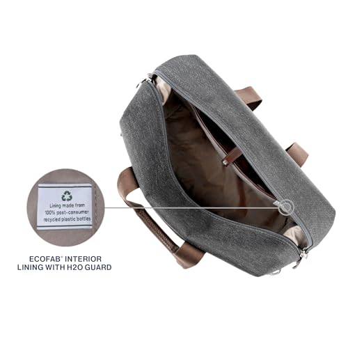 Travelpro Platinum Elite Carry on Soft Travel Duffel Bag, Weekender, Gym Bag, Men and Women, 19 Inch, 49L, Vintage Grey