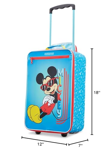American Tourister Disney Softside Upright Luggage, Mickey, Carry-On 18-Inch