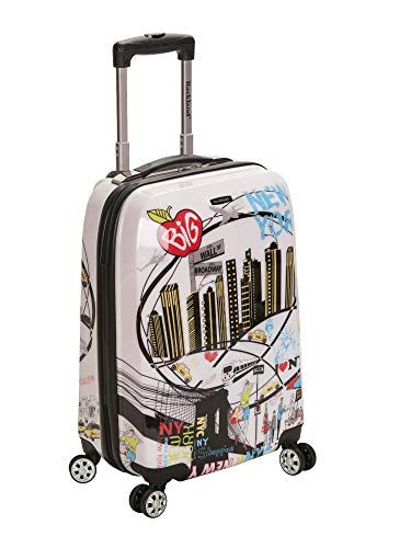 Rockland Departure Hardside Spinner Wheel Luggage, Carry-On 20", New York