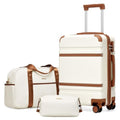 LONG VACATION Carry On Luggage Set 3 Piece, 20 Inch ABS+PC Hardshell Carry on Suitcase with Spinner Wheels TSA Lock & YKK Zipper