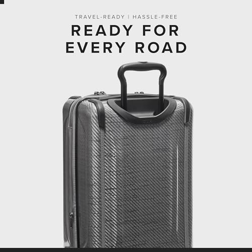 TUMI - Tegra-Lite 4 Wheel Luggage - Highly Durable Suitcase, Flexible Shell, Sleek and Lightweight Men's and Women's Expandable Rolling Bag - Front Pocket Expandable Carry On, T-Graphite