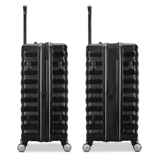 Samsonite Hard-Sided 20-Inch Lightweight Carry On Expandable Element Suitcase: Durable, 360° Spinner Wheels, Adjustable Telescopic Handle, TSA-Approved Lock - Captains Blue