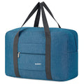 For Spirit Airlines Personal Item Bag 18x14x8 Foldable Travel Duffel Bag Tote Carry on Luggage Duffle Overnight for Women and Men (1112-Thick Series Navy Blue)