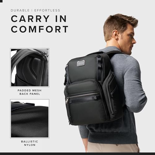 TUMI - Alpha Bravo Search Backpack - Laptop Backpack for Men & Women - Backpack for Work & Travel - 17.0" X 14.0" X 8.3" - Black