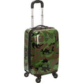 Rockland Safari Hardside Spinner Wheel Luggage, CAMO, Carry-On 20"