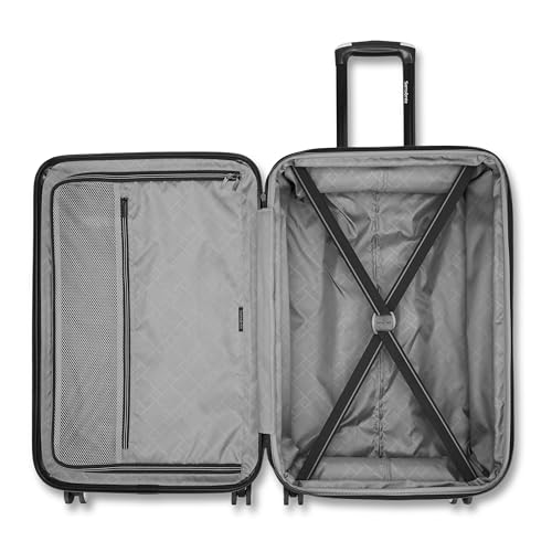 Samsonite Hard-Sided 20-Inch Lightweight Carry On Expandable Element Suitcase: Durable, 360° Spinner Wheels, Adjustable Telescopic Handle, TSA-Approved Lock - Navy