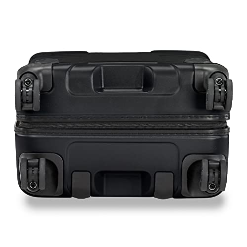 Briggs & Riley Domestic 22" Carry On Spinner - Luggage for Travel, Suitcases with Wheels, Hardside Rolling Bag for Men & Women, Self-Repairing Zipper - Torq Collection, Stealth Black