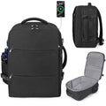 DEYACE Travel Backpack for Men Women, TSA Approved Carry On Backpack 17x13x8 Personal Item Size Airplane Approved Weekender Bag, Water Resistant Lightweight Laptop Daypack for Flight