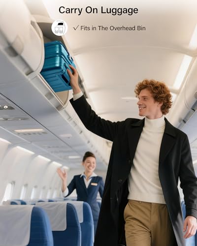 Hanke Top Opening Carry-On - Expandable 16 Inch Airline Approved Spinner
