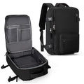 Large Carry on Travel Backpack Women Men,Hiking Gym Waterproof Outdoor Sports Rucksack Casual Daypack Laptop Backpack Personal item Travel Bag Airplane Essentials Spirit Airline Flight Approved,Black