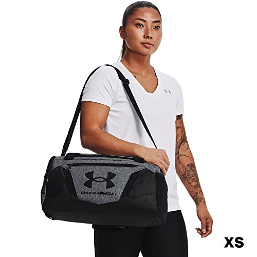 Under Armour Unisex-Adult Undeniable 5.0 Duffle, Pitch Gray Medium Heather (012)/Black, Medium