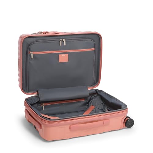 TUMI - 19 Degree Expandable Carry-On - 4-Wheeled Hard Shell Suitcase - 21.8" X 14.0" X 9.0" - Pink Clay
