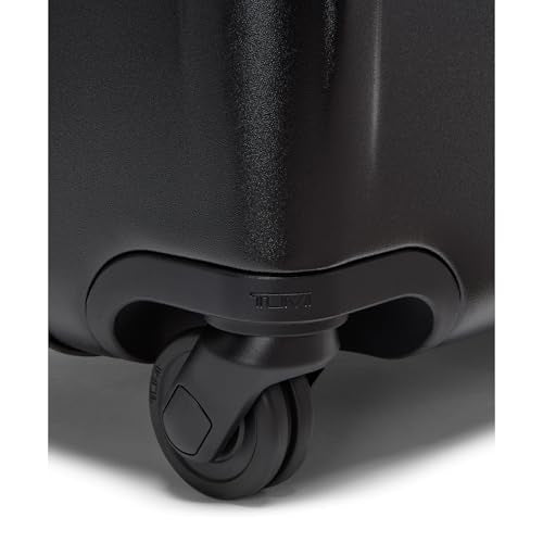 TUMI - Ventra Expandable 4-Wheeled Luggage - Men's and Women's Hard Sided Travel Suitcase - 21.8" Expandable Carry-On, Black Texture