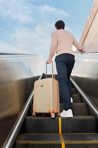 Dockers Spectra Hardside Expandable 8-Wheel Spinner Travel Carry On Luggage, 20-Inch, Timberwolf