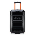 Jeep JH003B Hardside Expandable Luggage with Two Wheels, Black, Carry-On 21 Inch
