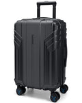 BAGSMART Expandable Carry On Luggage 22x14x9 Airline Approved, Black