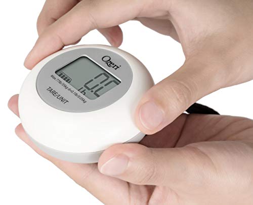 Ozeri Luggage Scale, with Twist-and-Go Battery-Free Charging, Travel Scale