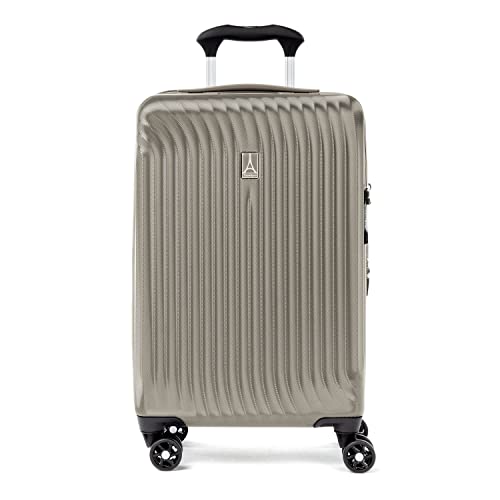 Travelpro Maxlite Air Hardside Expandable Carry on Luggage, 8 Spinner Wheels, Lightweight Hard Shell Polycarbonate Suitcase, Champagne, Carry On 20-Inch