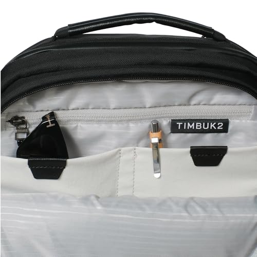 Timbuk2 Relo 25L Personal Item Backpack — Flight Approved Carry On, Clamshell, Laptop Sleeve, Waterproof Zippers, Underseat Bag, Fits 15" Laptop, Women & Men, Black