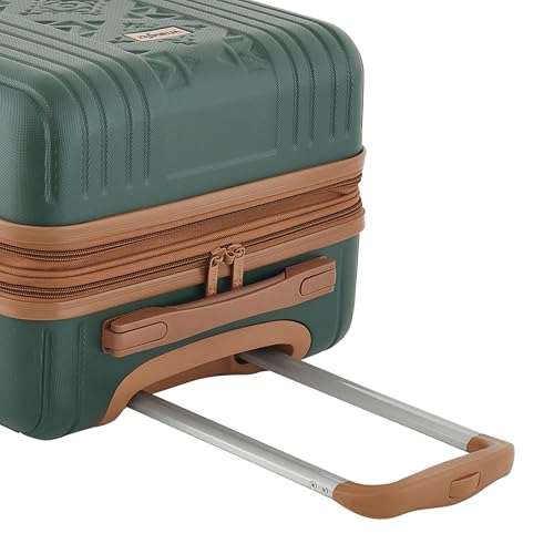 Wrangler 22" and 18" Heartland 2-Piece Carry-On Luggage Set, Satin Moss