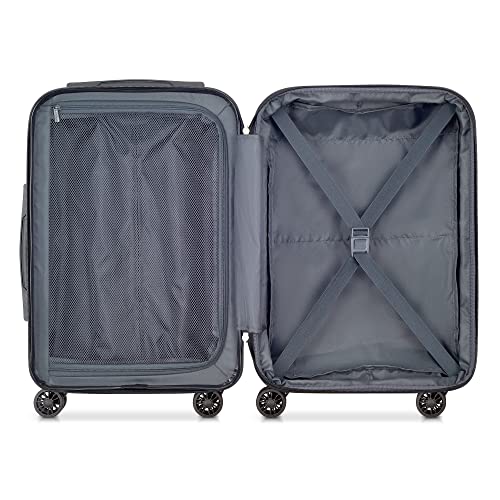 DELSEY PARIS Helium Aero Hardside Expandable Luggage with Spinner Wheels, Blue Cobalt, Carry-On 19 Inch
