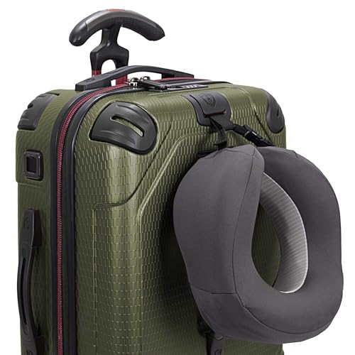 Traveler's Choice Maxporter II Polycarbonate Hardside Trunk with Spinner Wheels, Green, 22-Inch Carry-on Luggage