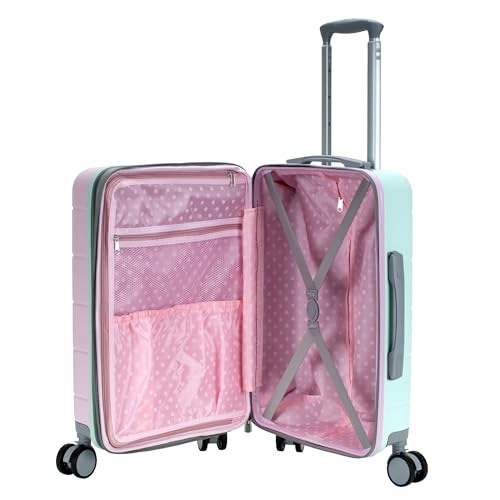 Rockland Tahoe Hardside 20" Expandable Spinner Wheel Carry-on, Mint