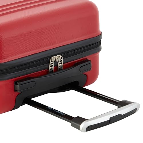 Travelers Club 22" Richmond Spinner Carry-On Luggage, Red