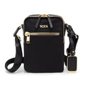 TUMI - Voyageur Persia Crossbody - Nylon Crossbody Travel Shoulder Bag for Women & Men - Stain- & Water-Resistant Fabric - Black & Gold