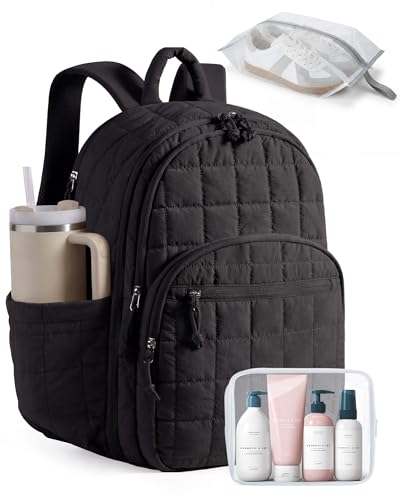 BAGSMART Travel Backpack – Black for 22x14x9 carry-on luggage