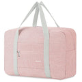 For Spirit Airlines Personal Item Bag 18x14x8 Foldable Travel Duffel Bag Tote Carry on Luggage Duffle Overnight for Women (1112 Thick Series Pink)