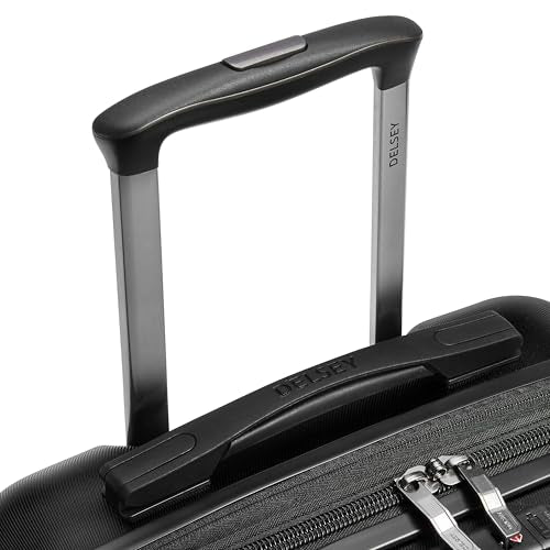 DELSEY PARIS Cruise 3.0 Hardside Expandable Luggage with Spinner Wheels, Black, Carry on 20 Inch
