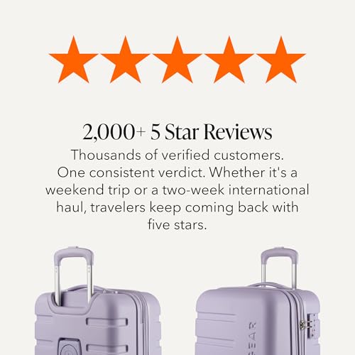 SwissGear 7366 Signature Hardside Expandable Luggage with Spinner Wheels, TSA Lock, Cup-Holder, Evening Haze, Carry-On 19-Inch