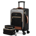 LOVEVOOK Carry On Luggage 22x14x9 Airline Approved,20 Inch Carry-on Suitcase for Women,Softside Suitcases with Wheels,Rolling Checked Luggage with TSA Lock,Lightweight Travel
