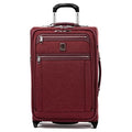Travelpro Platinum Elite Softside Expandable Carry on Luggage, 2 Wheel Upright Suitcase, USB Port, Men and Women, Bordeaux, Carry On 22-Inch